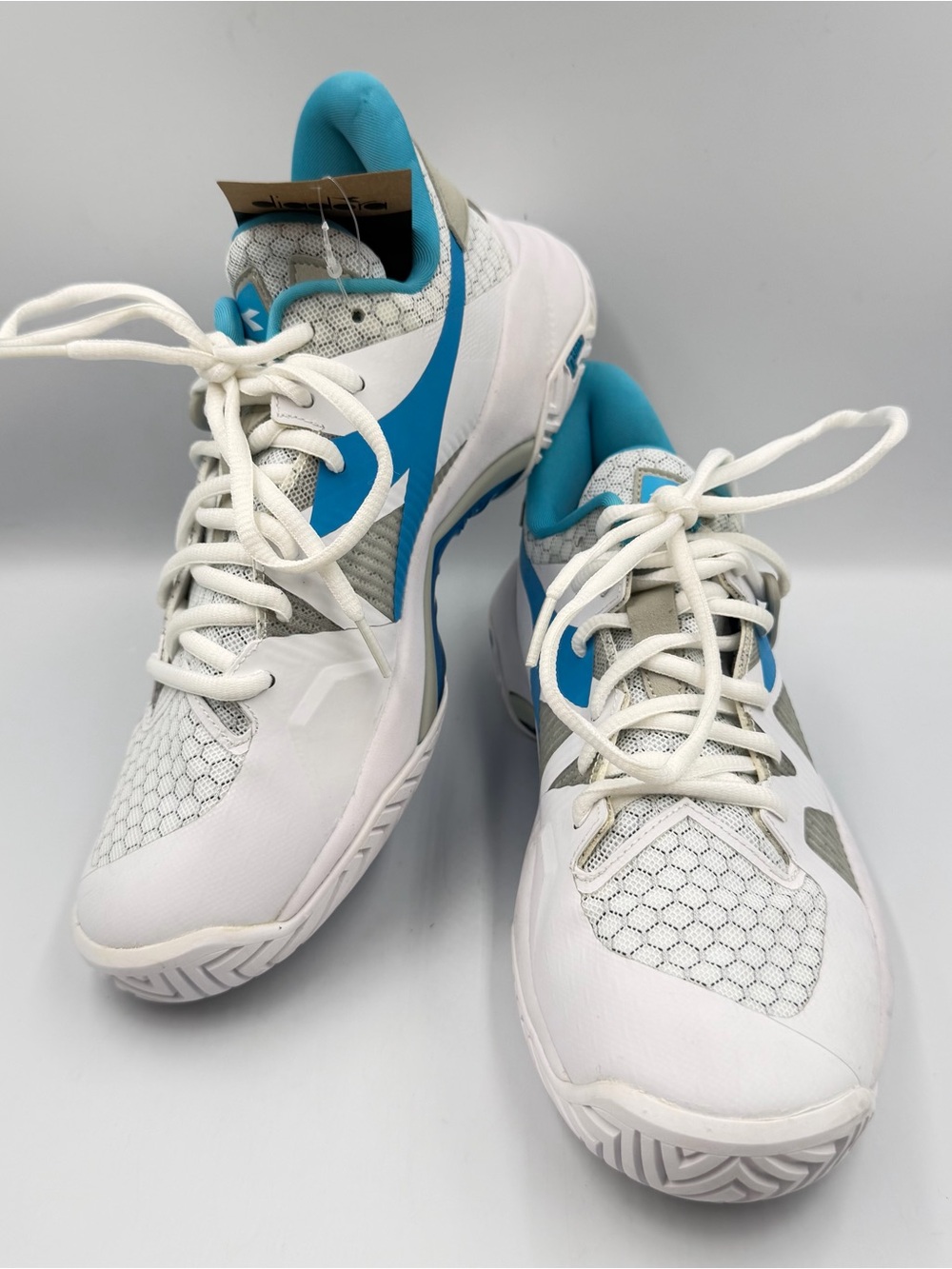 Diadora b.icon Blue White All Ground Tennis Shoe Sneaker Womens 7.5